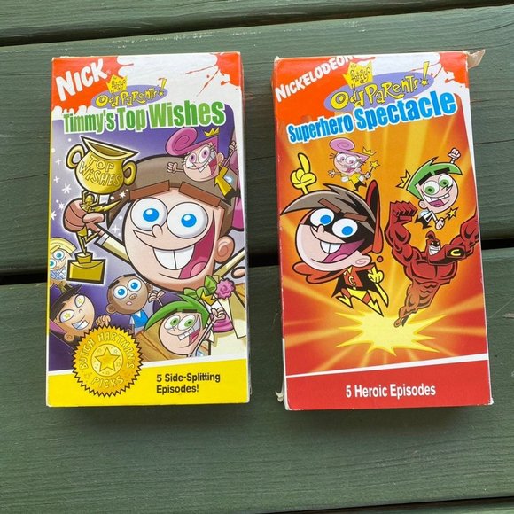 Fairly Odd Parents Set of 2 VHS Movies - Picture 1 of 4